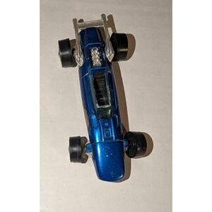 Hot Wheels Redlines Indy EAGLE Spectra flame Blue Vintage 1969 Diecast Hong Kong